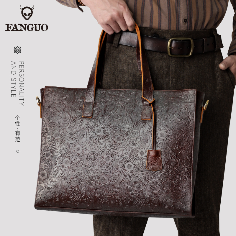 Luxury Soft Cowhide Handbag Br - огляд і ціна Doctor Bag Leather