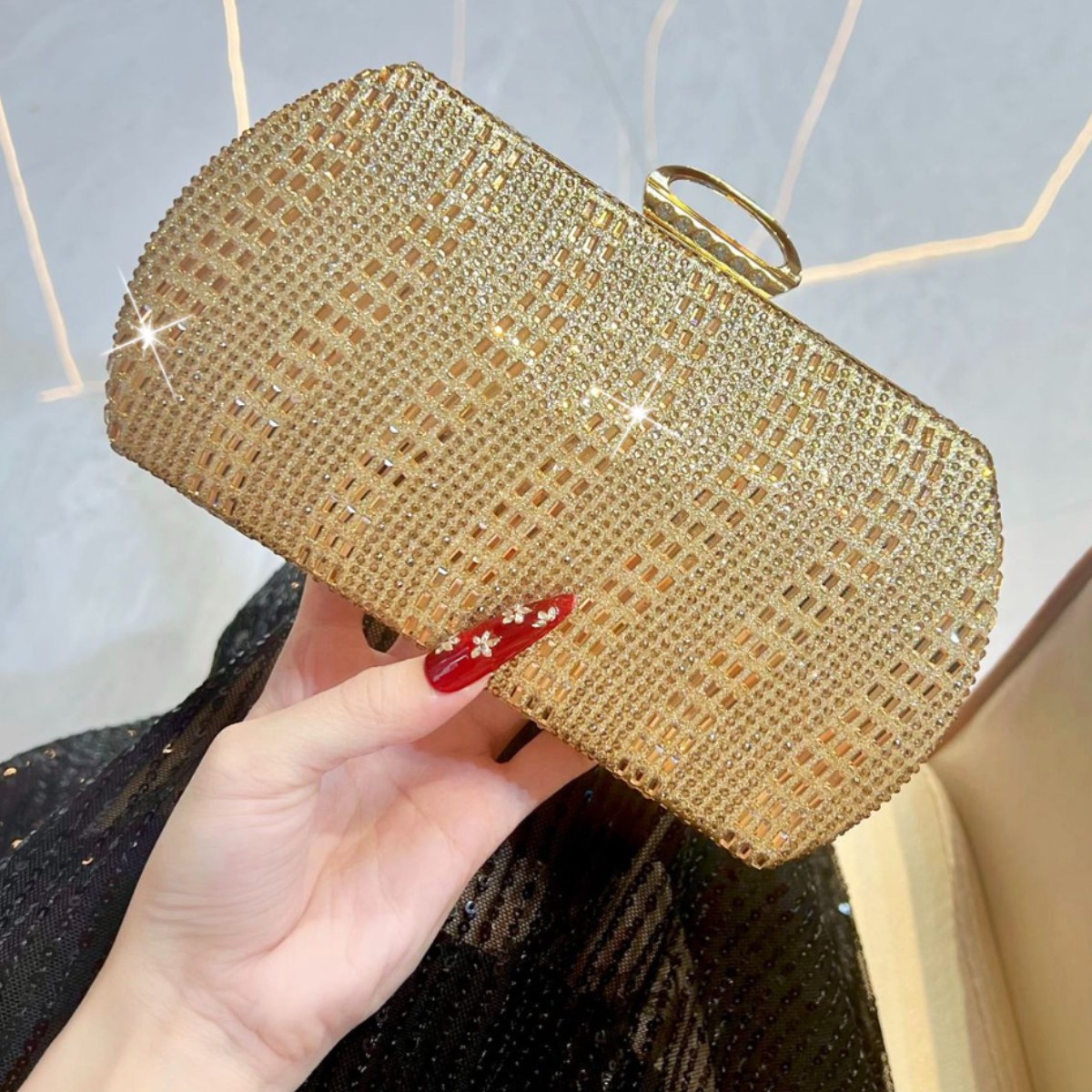 New Luxury Glitter Sequin Rhin - огляд і ціна Women Bags With Wallet