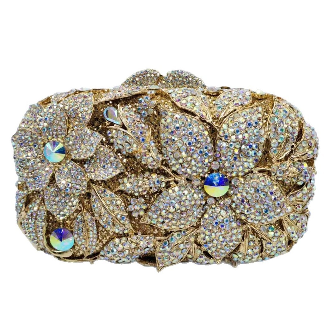 Lemon Yellow Rhinestone Clutch - огляд і ціна Women Bags With Wallet