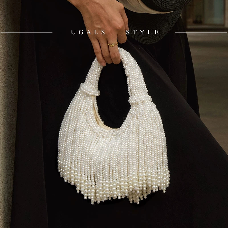 Design Handle Pearl Evening Cl - огляд і ціна Women Bags Rack