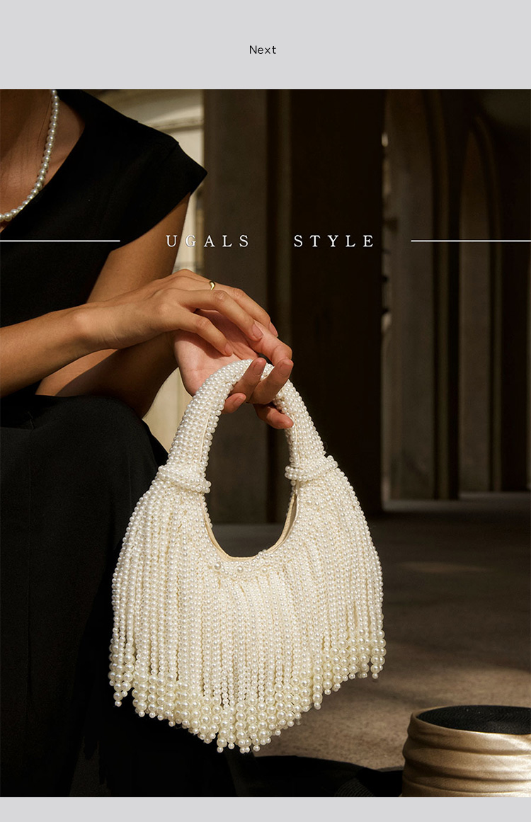 Design Handle Pearl Evening Cl - огляд і ціна Women Bags Rack
