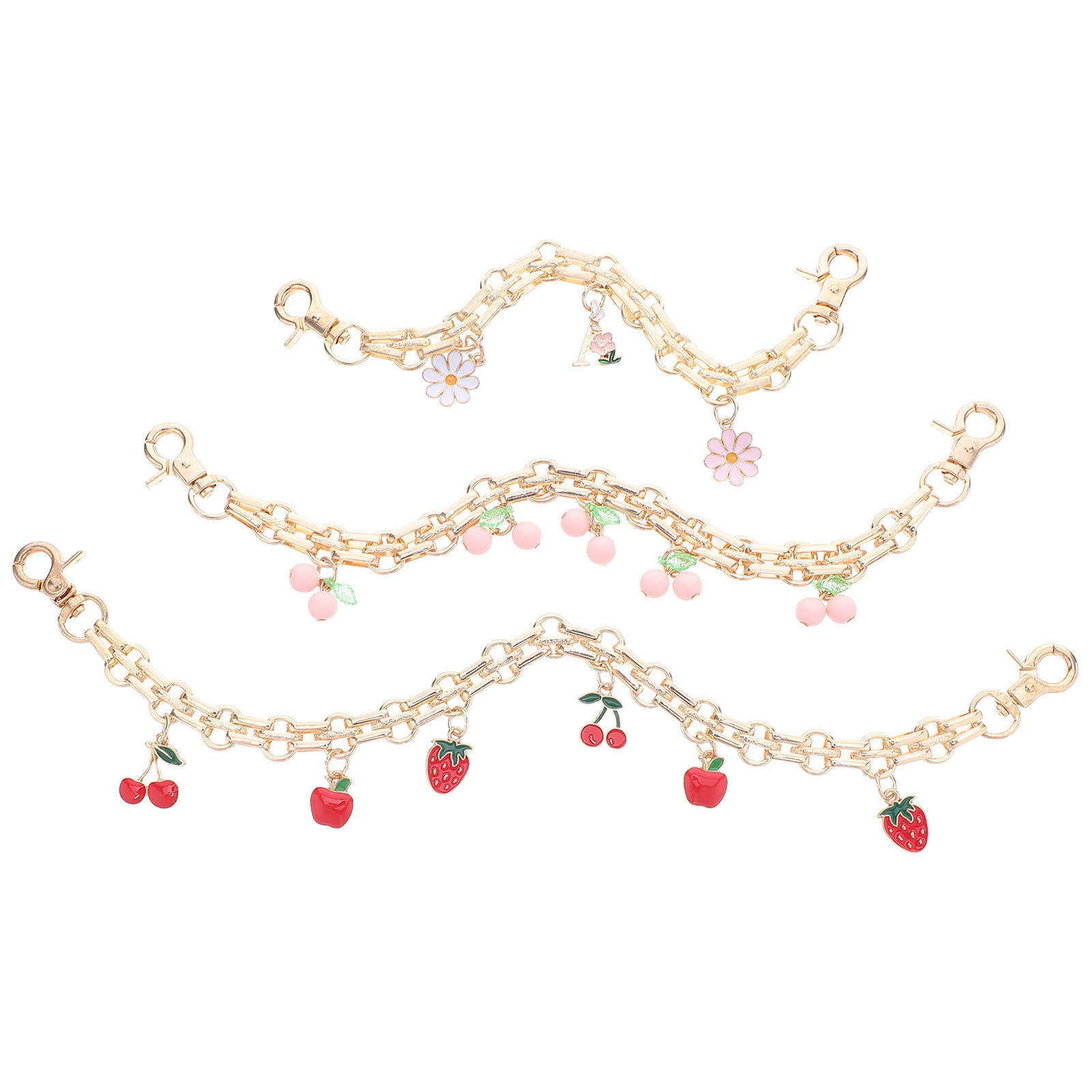 3Pcs Metal Purse Chain Extende - огляд і ціна Women Bags With Wallet